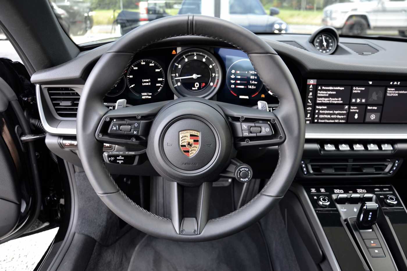 Porsche 911 992 interieur - DCT